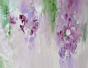 Original Acrylic Painting 'Wisteria'